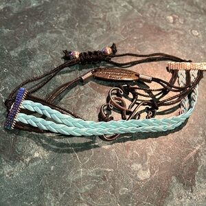Adjustable Grandmother Granddaughter love bracelet
